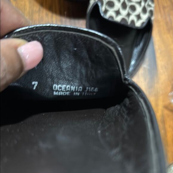 Coach Black Mules with Open Back - Picture 6 of 8